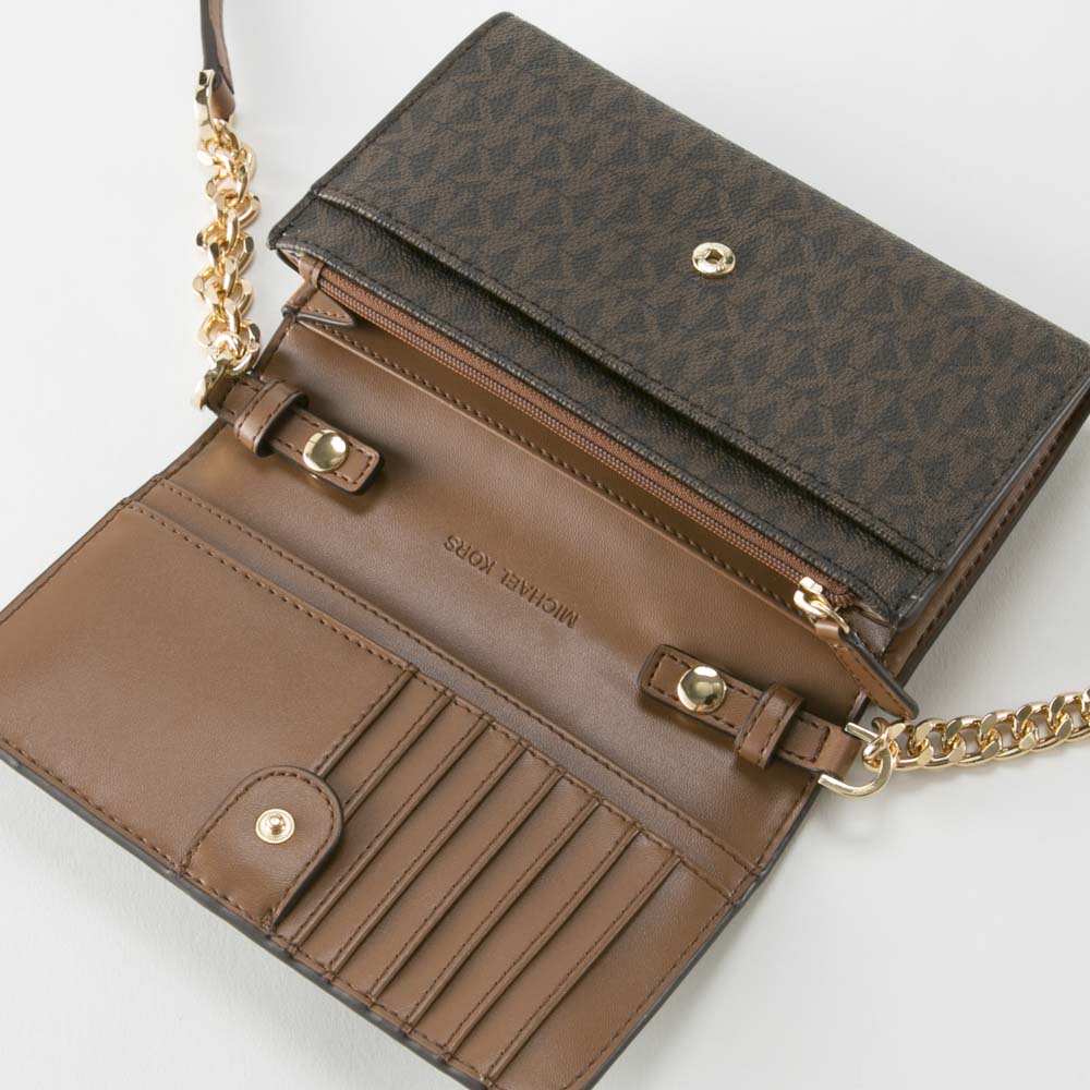 マイケルコース MICHAEL KORS PVCシグネチャーポシェット財布 35F0GTVC8B/O【FITHOUSE ONLINE SHOP】