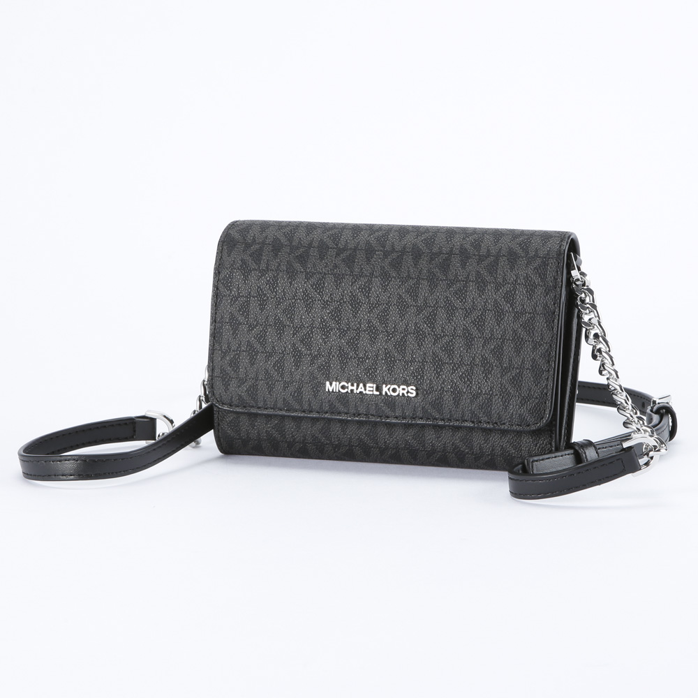 マイケルコース MICHAEL KORS PVCシグネチャーポシェット財布 35F0STVC8B/O【FITHOUSE ONLINE SHOP】