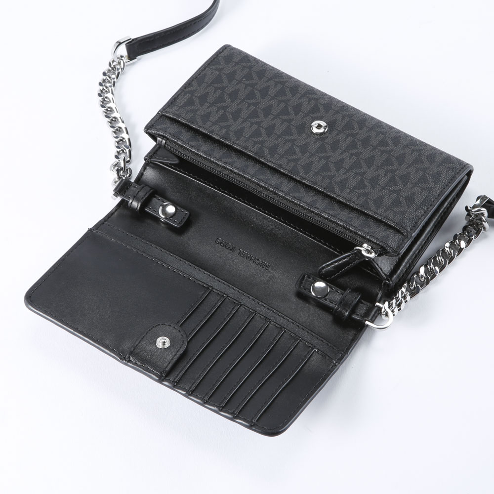 マイケルコース MICHAEL KORS PVCシグネチャーポシェット財布 35F0STVC8B/O【FITHOUSE ONLINE SHOP】