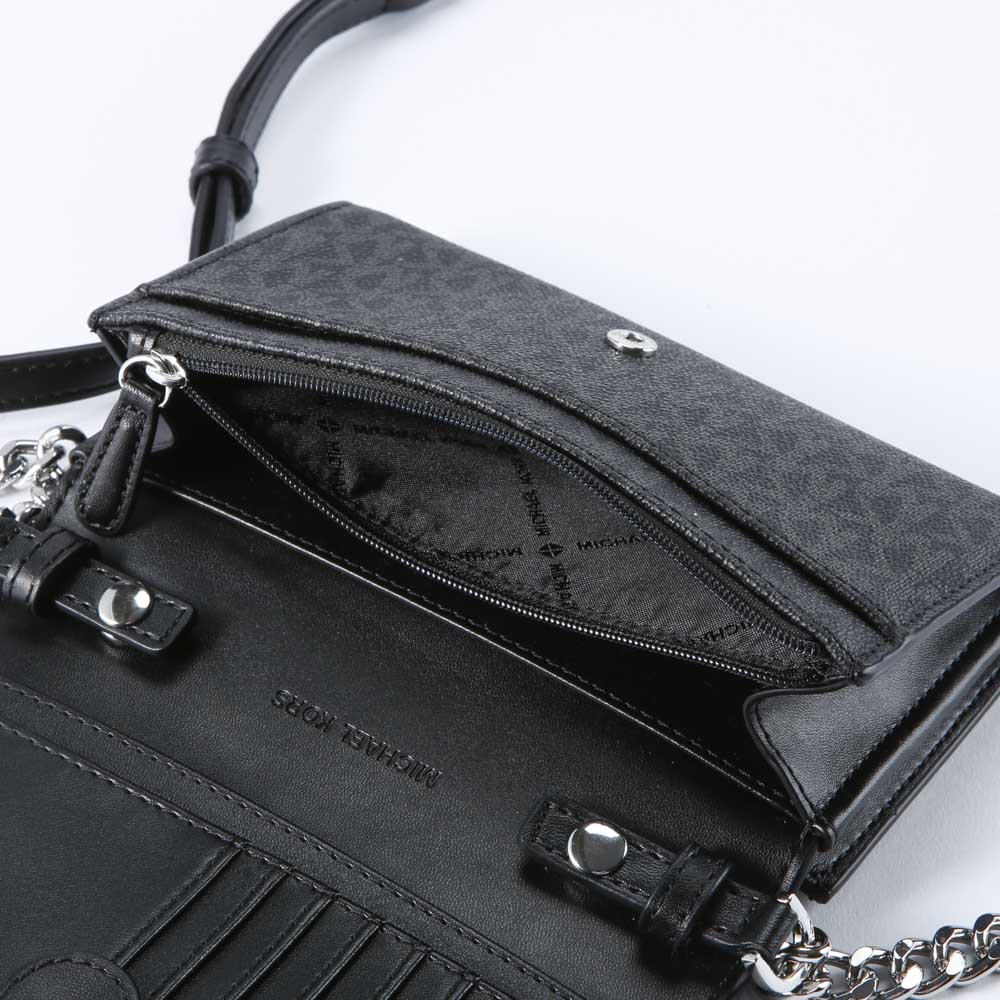 マイケルコース MICHAEL KORS PVCシグネチャーポシェット財布 35F0STVC8B/O【FITHOUSE ONLINE SHOP】