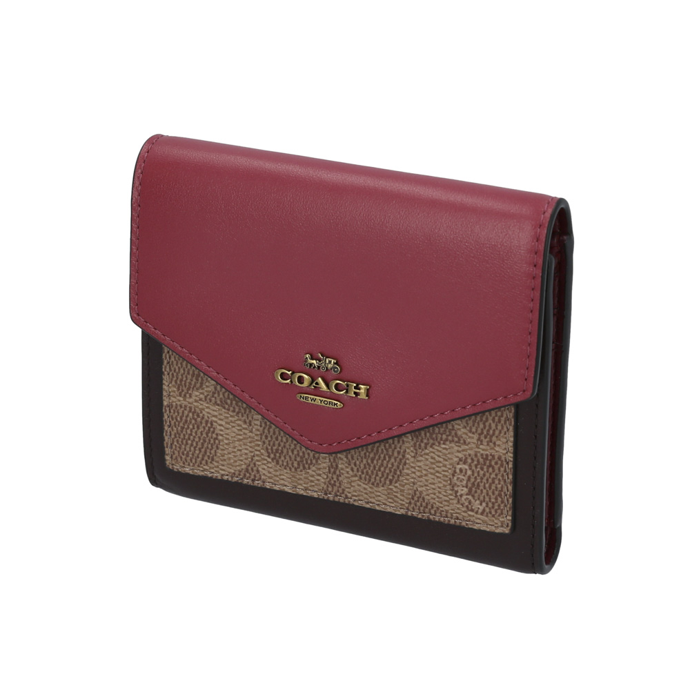 コーチ COACH ミドル折財布 ｼｸﾞﾈﾁｬｰｽﾓｰﾙ三折外小銭付 76416【FITHOUSE ONLINE SHOP】