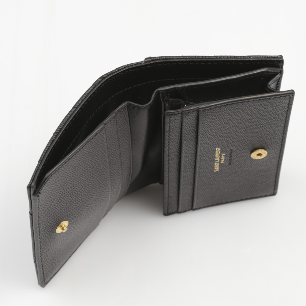 サンローラン Saint Laurent 折財布 モノグラムYSLマテラッセ折中小銭