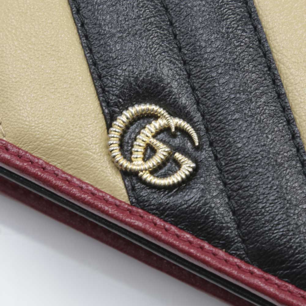 グッチ GUCCI ミドル財布 GG MARMONT折小銭付 5738110OLOX【FITHOUSE ONLINE SHOP】