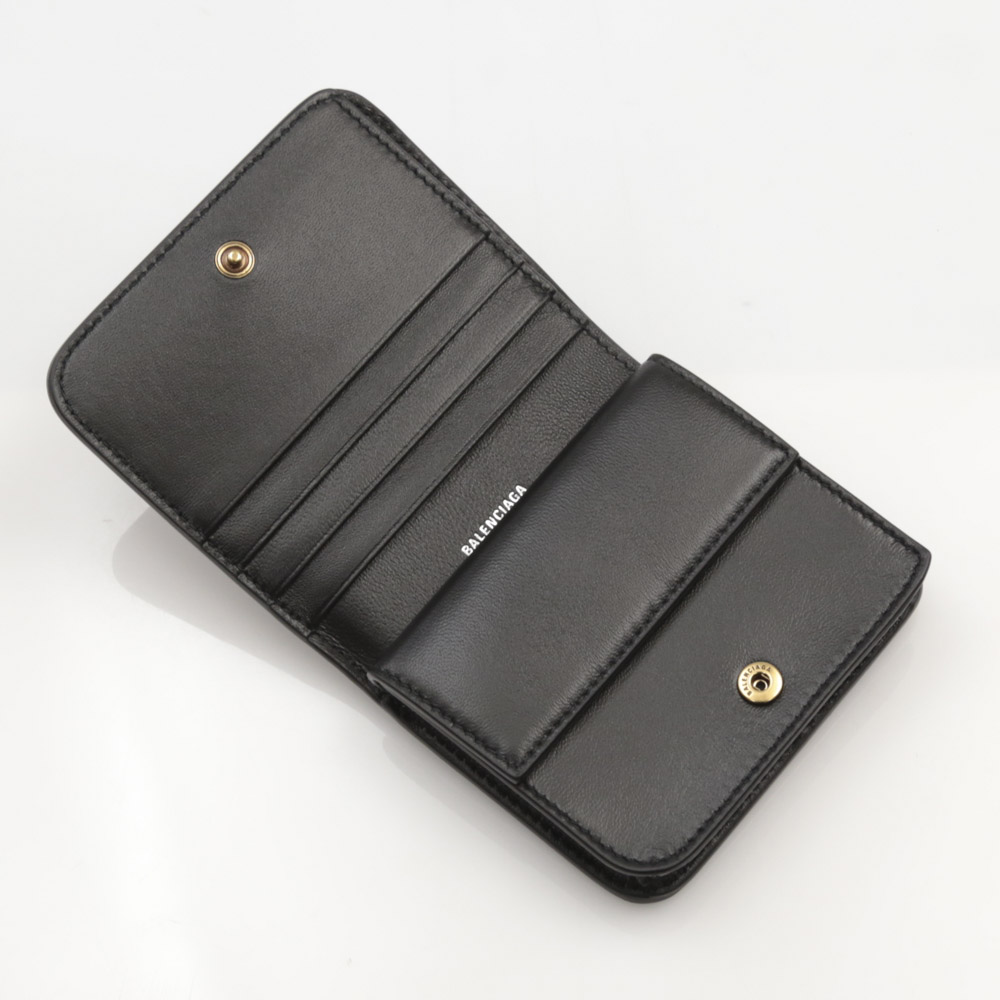 【10％OFFクーポン対象商品】バレンシアガ BALENCIAGA 折財布 BBグレインカーフ 6014741IZ7M【FITHOUSE ONLINE SHOP】