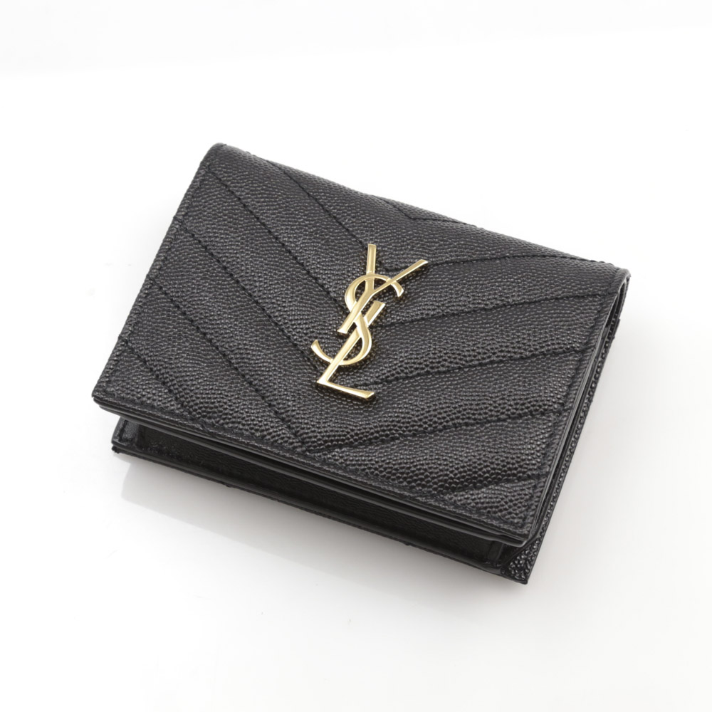 サンローラン Saint Laurent 折財布 モノグラムYSLマテラッセ折中小銭付 530841BOWA1【FITHOUSE ONLINE SHOP】