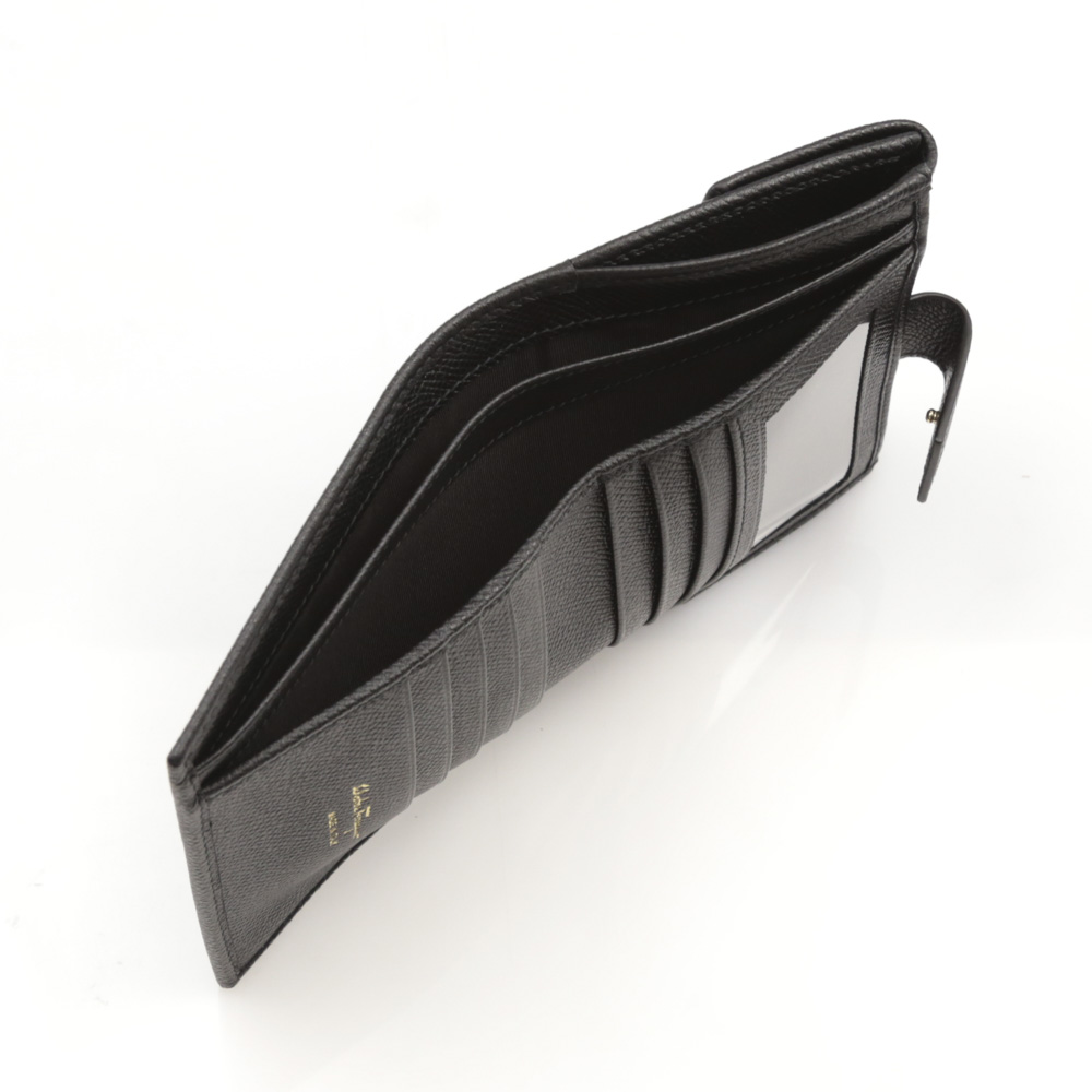 サルヴァトーレフェラガモ salvatore ferragamo 小銭付折財布 ガンチーニクリップ折外小銭付/0673998 C877【FITHOUSE ONLINE SHOP】