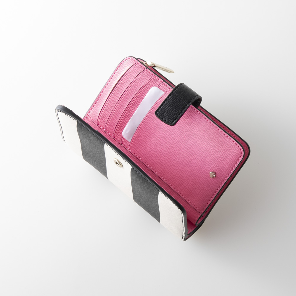ケイトスペード kate spade 折財布 中間折RF小銭/SPENCER STRIPE PWRU8086【FITHOUSE ONLINE SHOP】