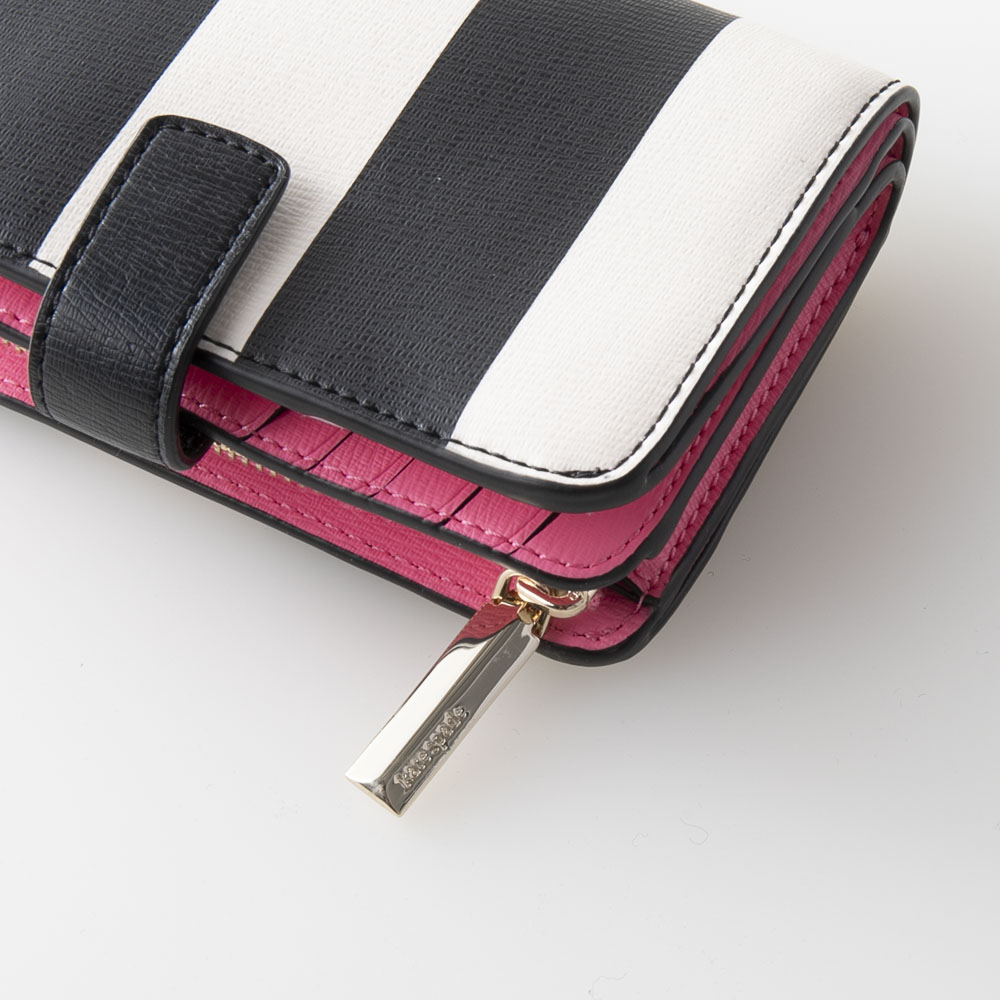 ケイトスペード kate spade 折財布 中間折RF小銭/SPENCER STRIPE PWRU8086【FITHOUSE ONLINE SHOP】