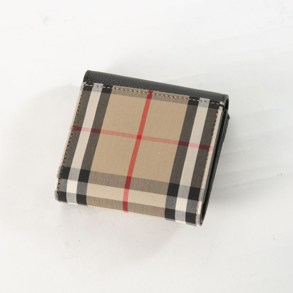 バーバリー BURBERRY 折財布 ヴィンテージチェック&レザー三折サイド小銭付 8026114【FITHOUSE ONLINE SHOP】