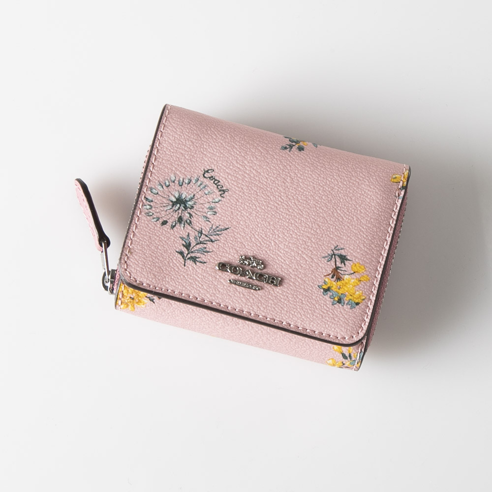 コーチ COACH 折財布 ダンデライオンフローラルプリント三折外RF小銭 2924【FITHOUSE ONLINE SHOP】