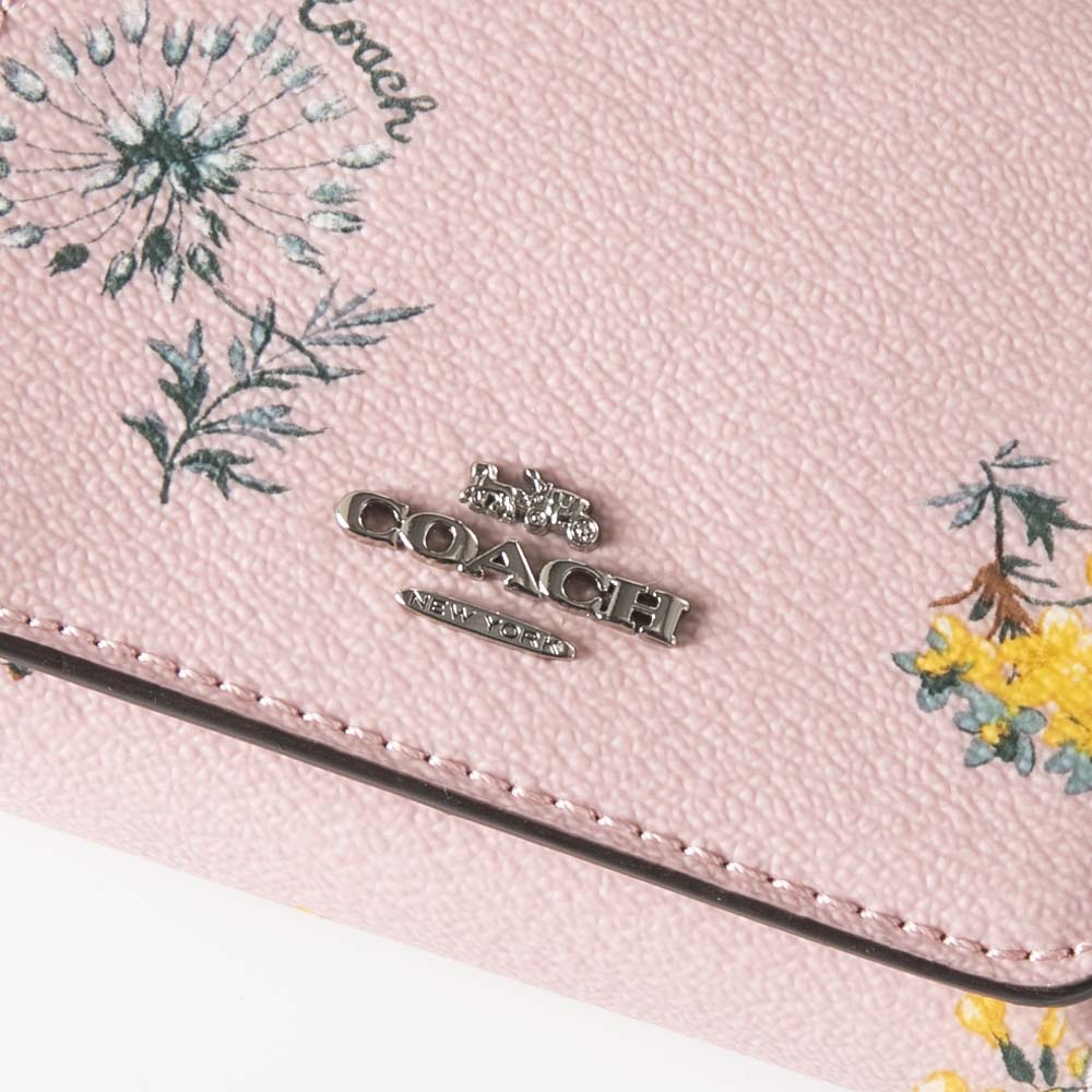 コーチ COACH 折財布 ダンデライオンフローラルプリント三折外RF小銭 2924【FITHOUSE ONLINE SHOP】