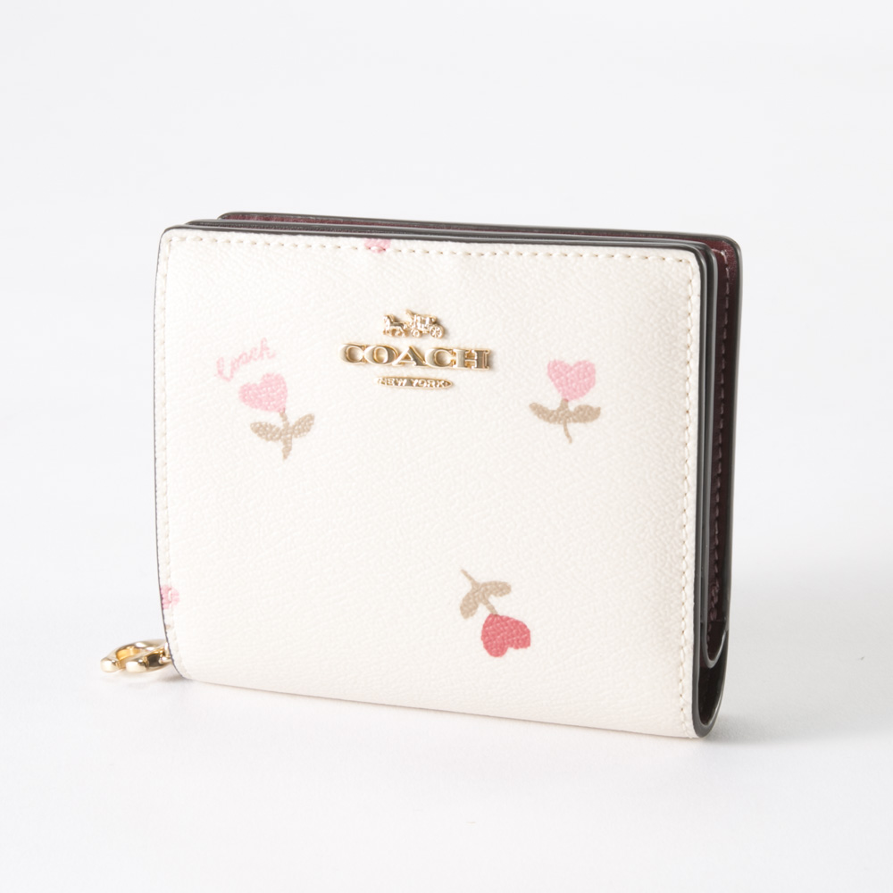 コーチ COACH 折財布 ハートフローラルスナップRF中小銭付 C2868 