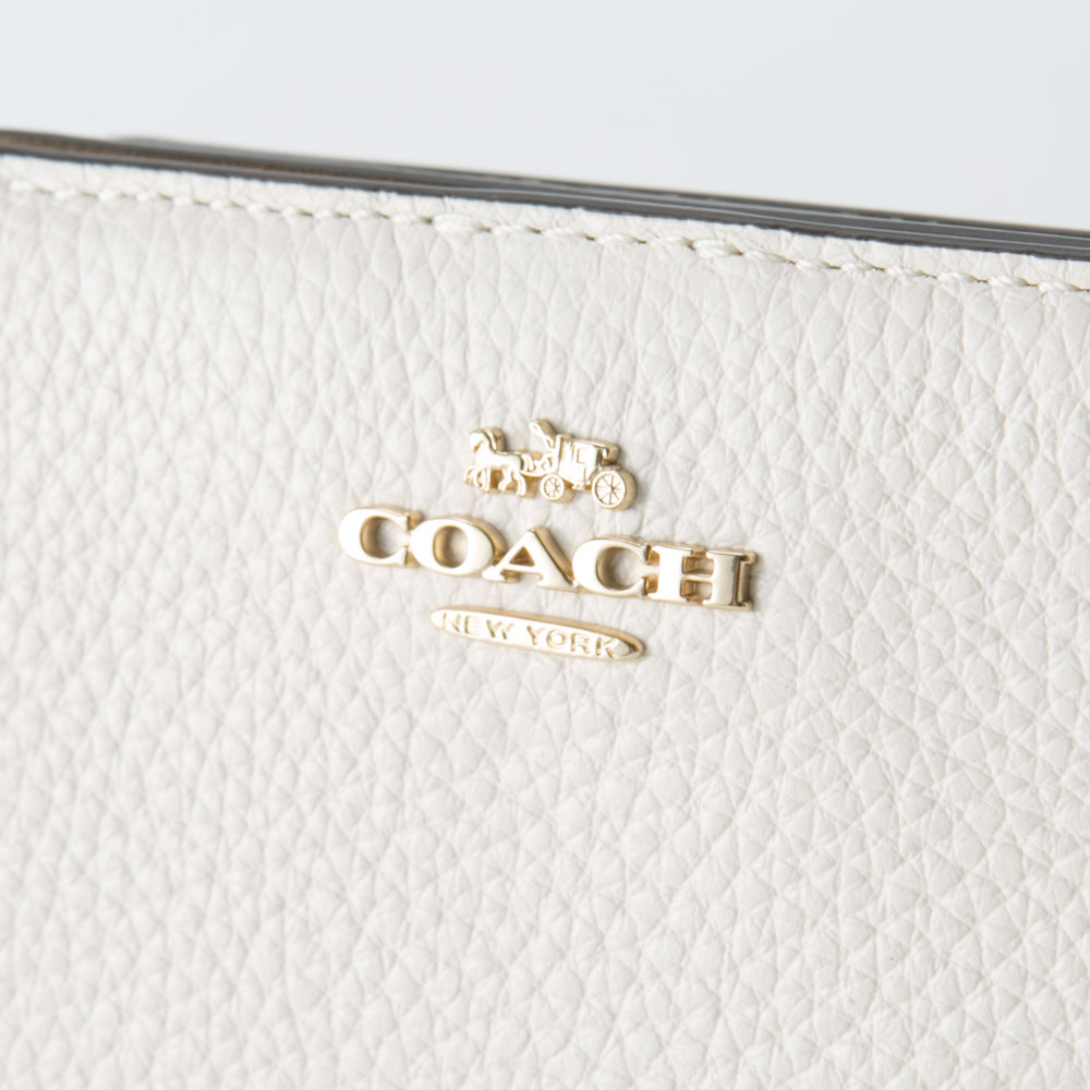 コーチ COACH 折財布 ペブルレザースナップRF中小銭付 C2862【FITHOUSE ONLINE SHOP】