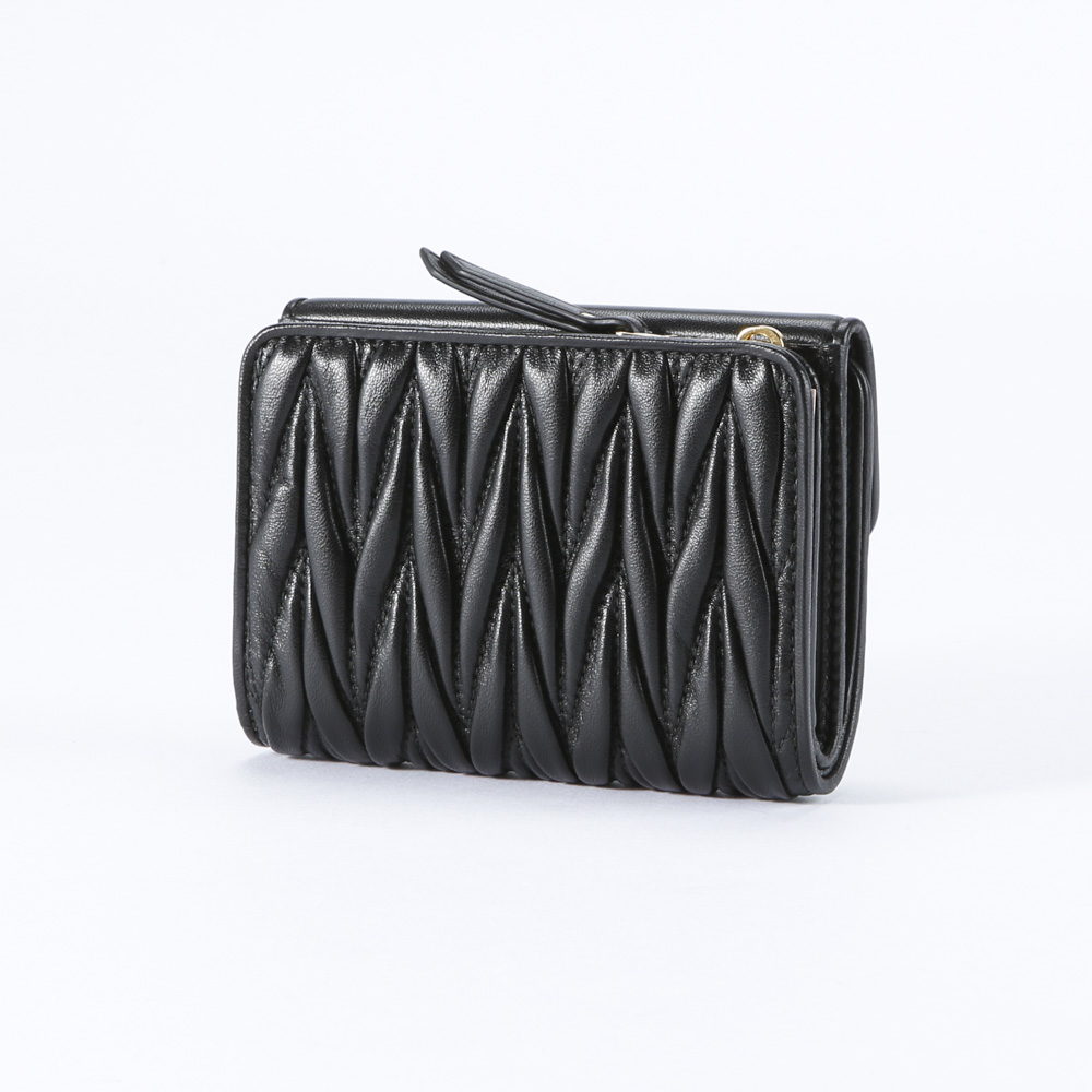 ミュウミュウ miumiu 折財布 MATELASSE三折外L字小銭付小 5ML002-N88【FITHOUSE ONLINE SHOP】