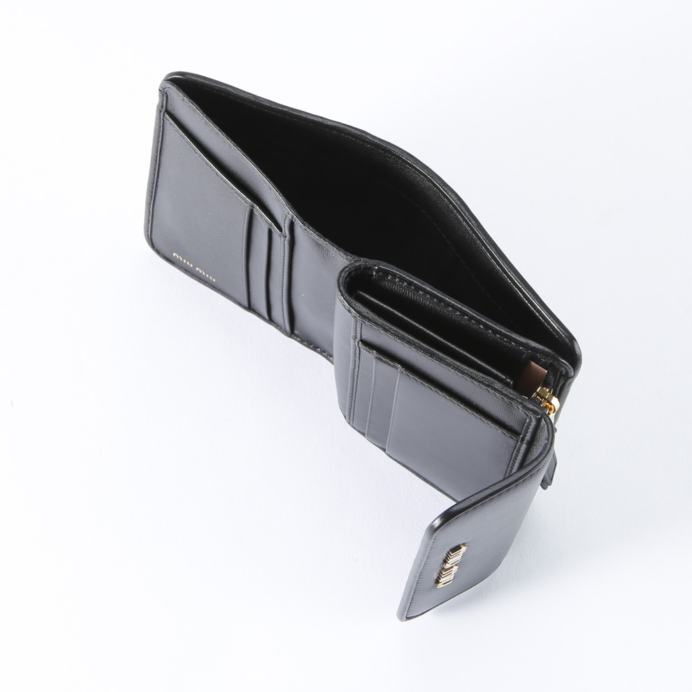 ミュウミュウ miumiu 折財布 MATELASSE三折外L字小銭付小 5ML002-N88【FITHOUSE ONLINE SHOP】