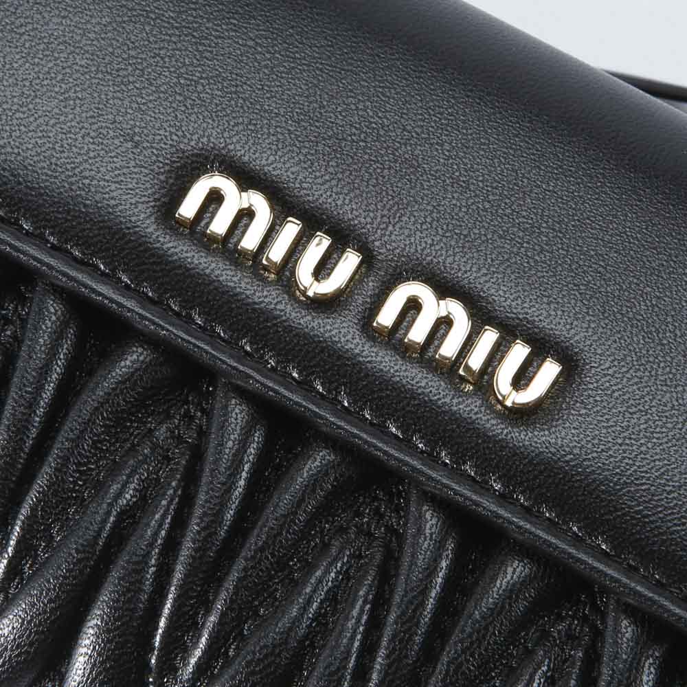 ミュウミュウ miumiu 折財布 MATELASSE三折外L字小銭付小 5ML002-N88【FITHOUSE ONLINE SHOP】