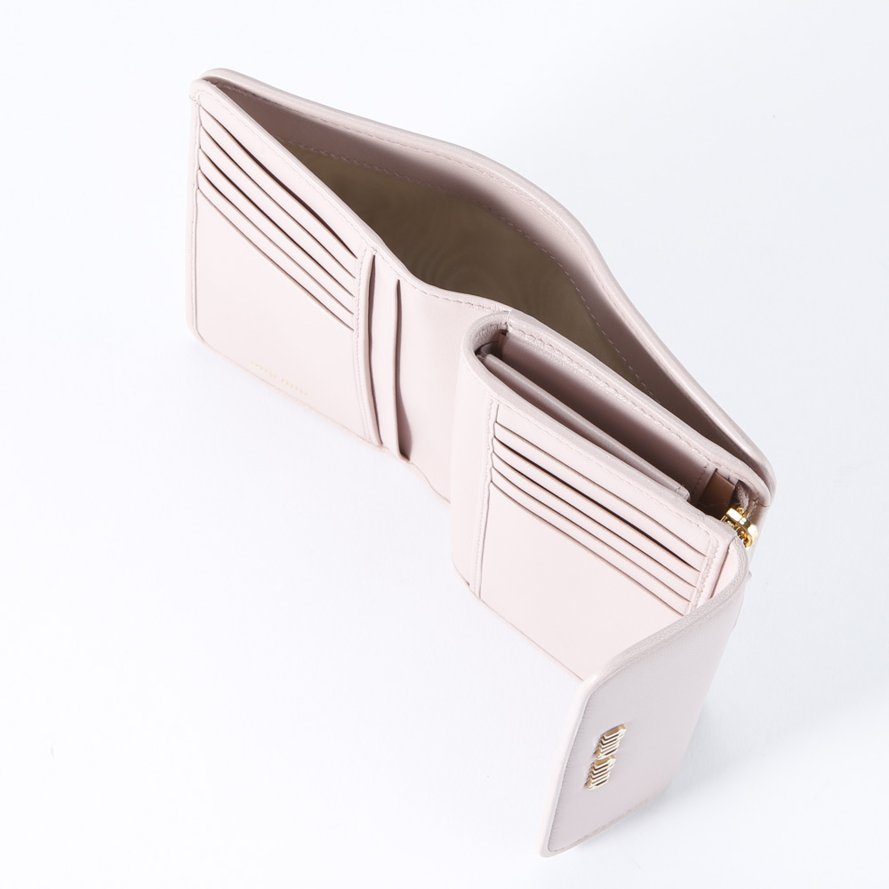 ミュウミュウ miumiu MATELASSE 三つ折り財布 5ML225-N88【FITHOUSE ONLINE SHOP】