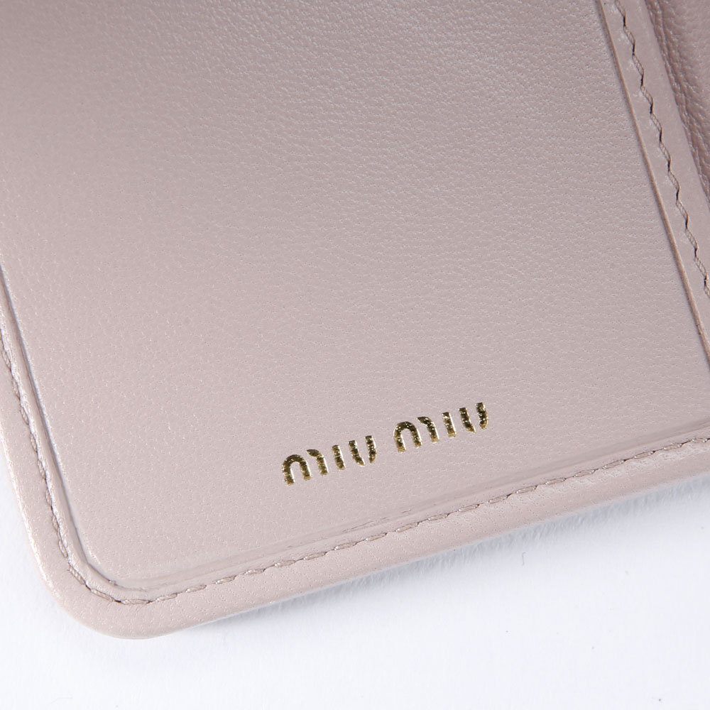 ミュウミュウ miumiu MATELASSE 三つ折り財布 5ML225-N88【FITHOUSE ONLINE SHOP】