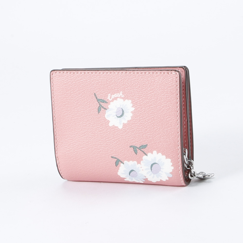 コーチ COACH PVCデイジープリント スナップ折り財布 小銭入れ付き C2889【FITHOUSE ONLINE SHOP】