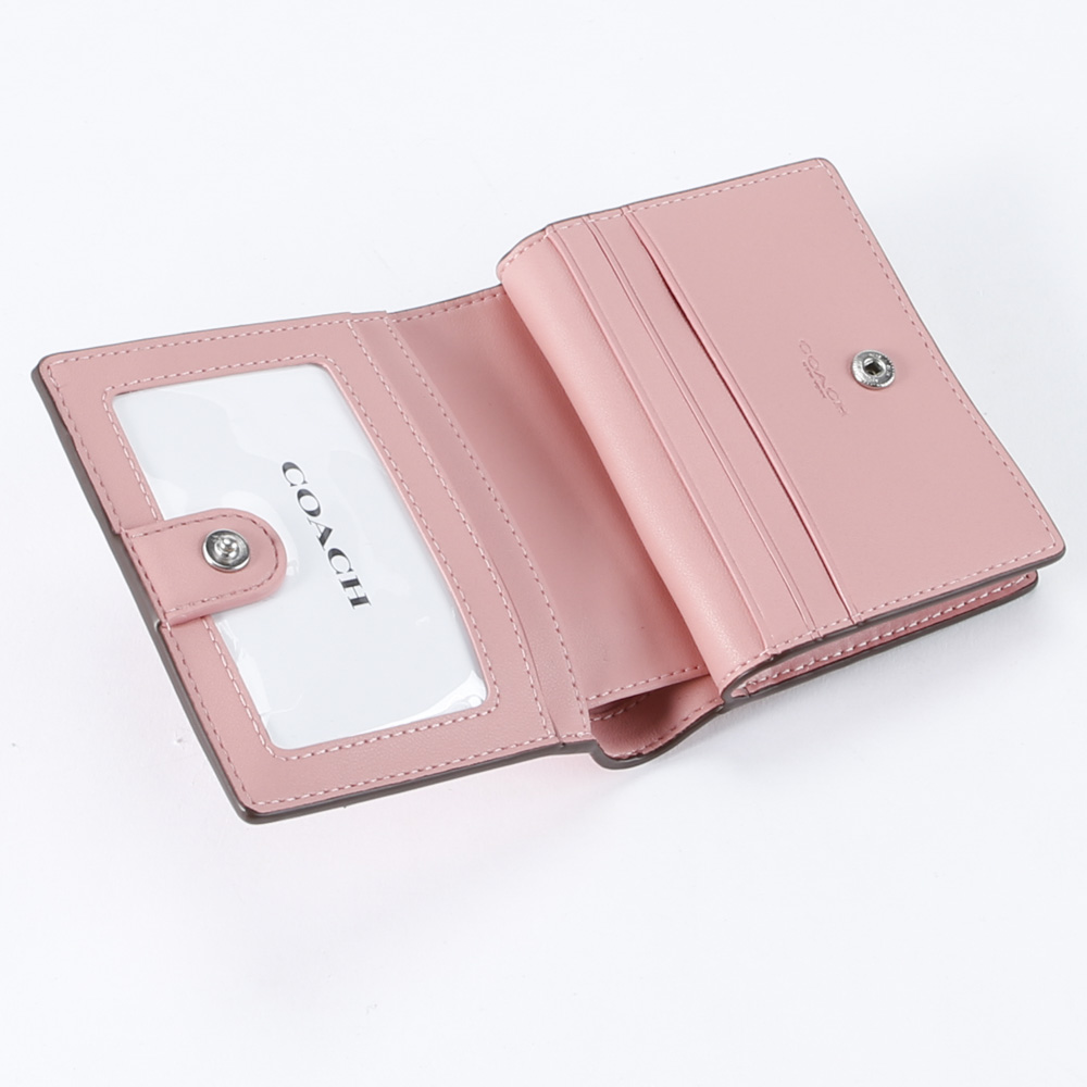 コーチ COACH PVCデイジープリント スナップ折り財布 小銭入れ付き C2889【FITHOUSE ONLINE SHOP】