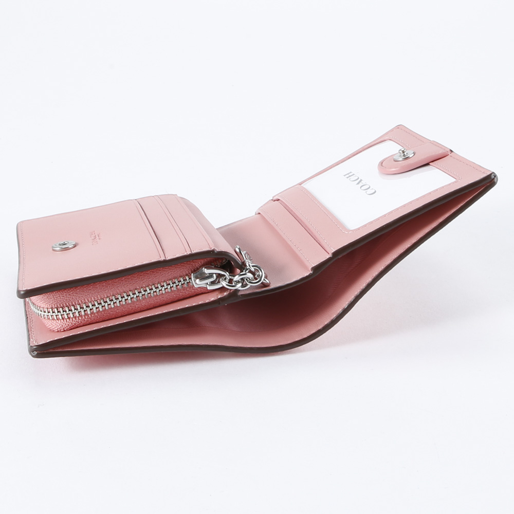 コーチ COACH PVCデイジープリント スナップ折り財布 小銭入れ付き C2889【FITHOUSE ONLINE SHOP】