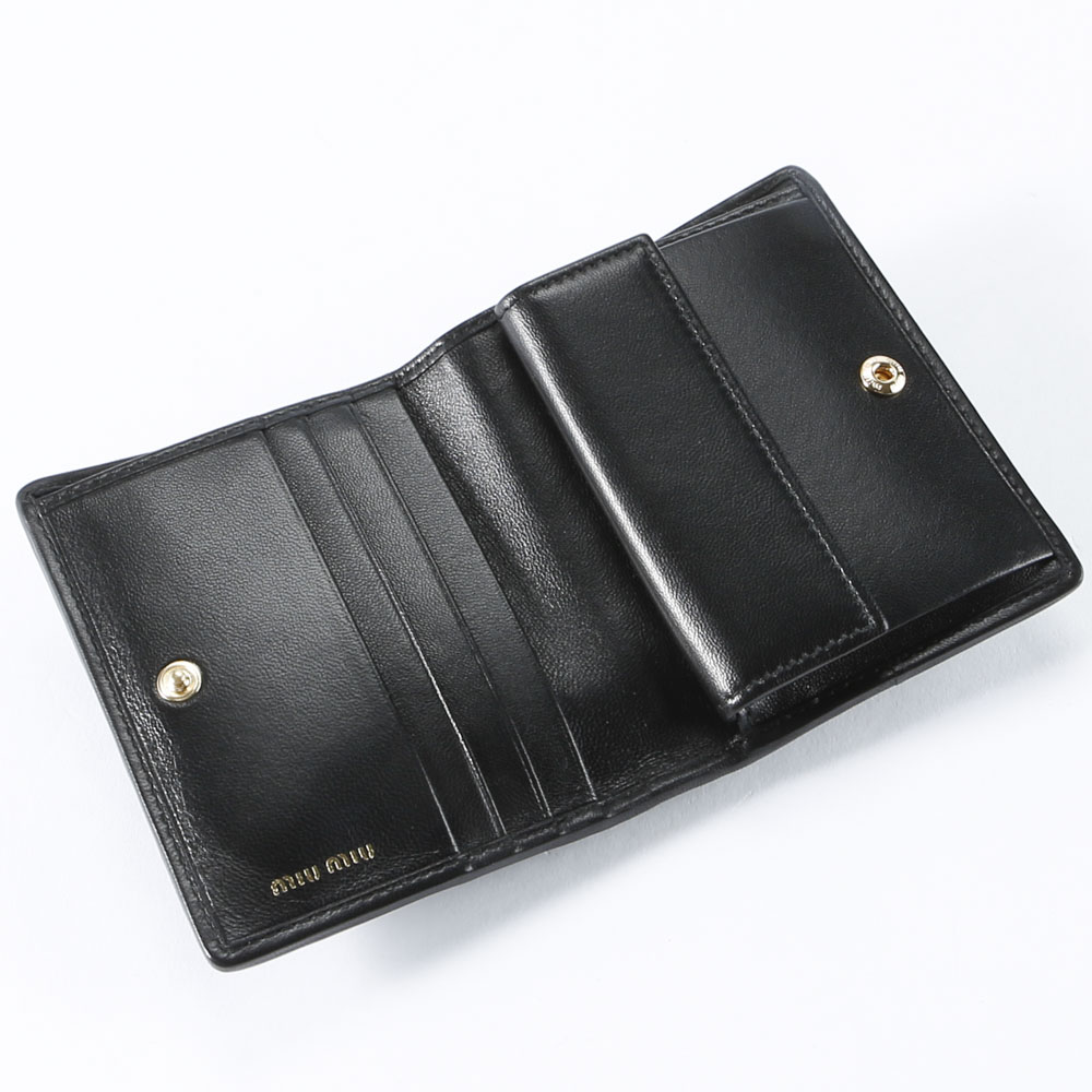 ミュウミュウ miumiu 折り財布 MATELASSE 5MV204-N88【FITHOUSE ONLINE SHOP】