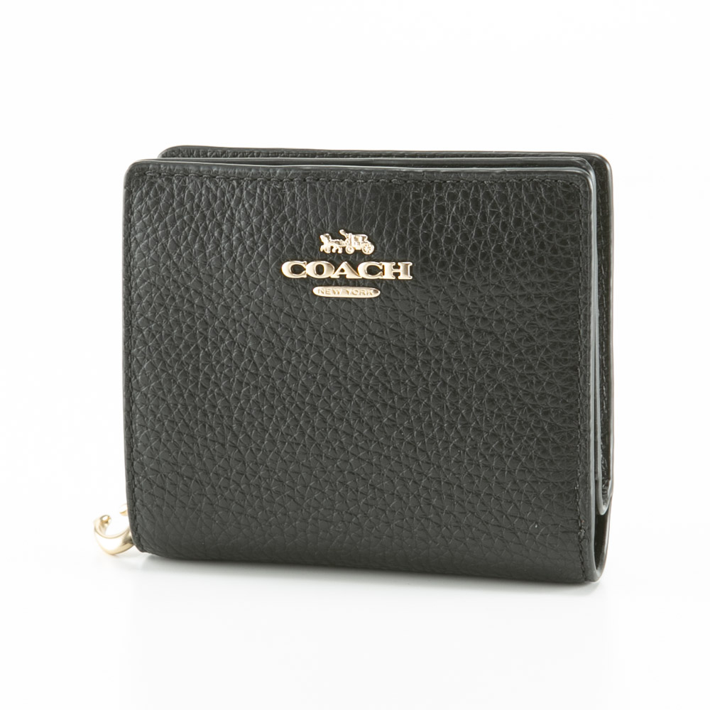 コーチ COACH 折財布 ペブルレザー スナップ 小銭入付 C2862【FITHOUSE ONLINE SHOP】