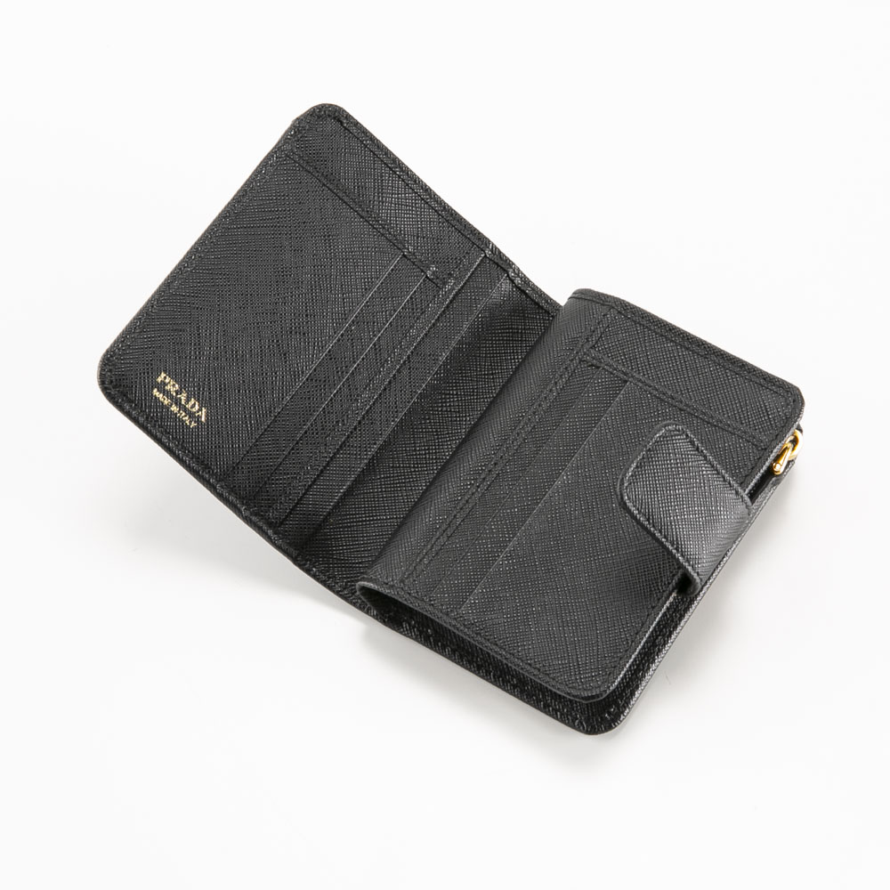 プラダ PRADA SAFFIANO TRIANGOLO 折り財布 1ML018 QHH【FITHOUSE ONLINE SHOP】