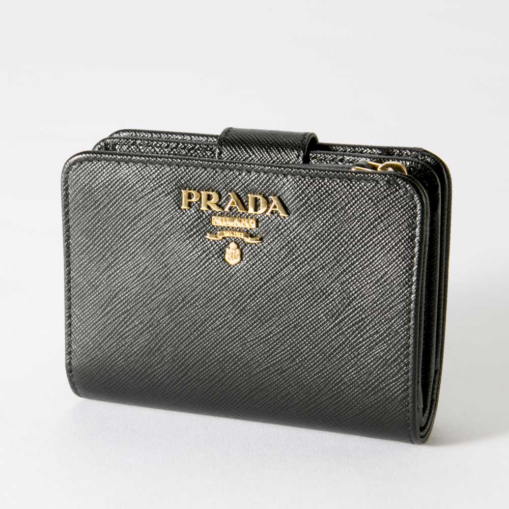 プラダ PRADA 折り財布 SAF.MULTICOLOR NERO+IBISCO 1ML018-ZLP【FITHOUSE ONLINE SHOP】