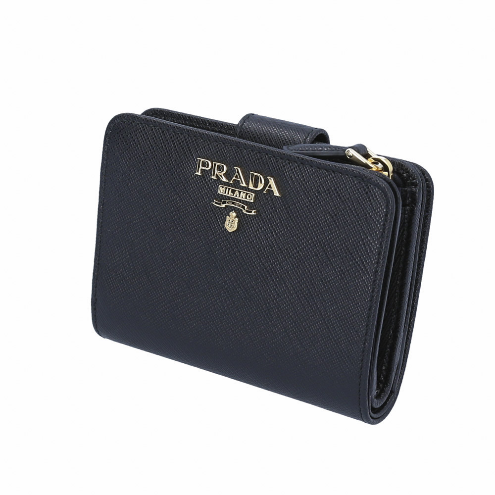 プラダ PRADA 折財布 SAF.MET 小銭入付/NERO 1ML018-QWA【FITHOUSE ONLINE SHOP】