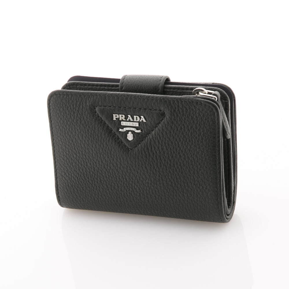 新品 プラダ PRADA カードケース ヴィッテロ ネロ