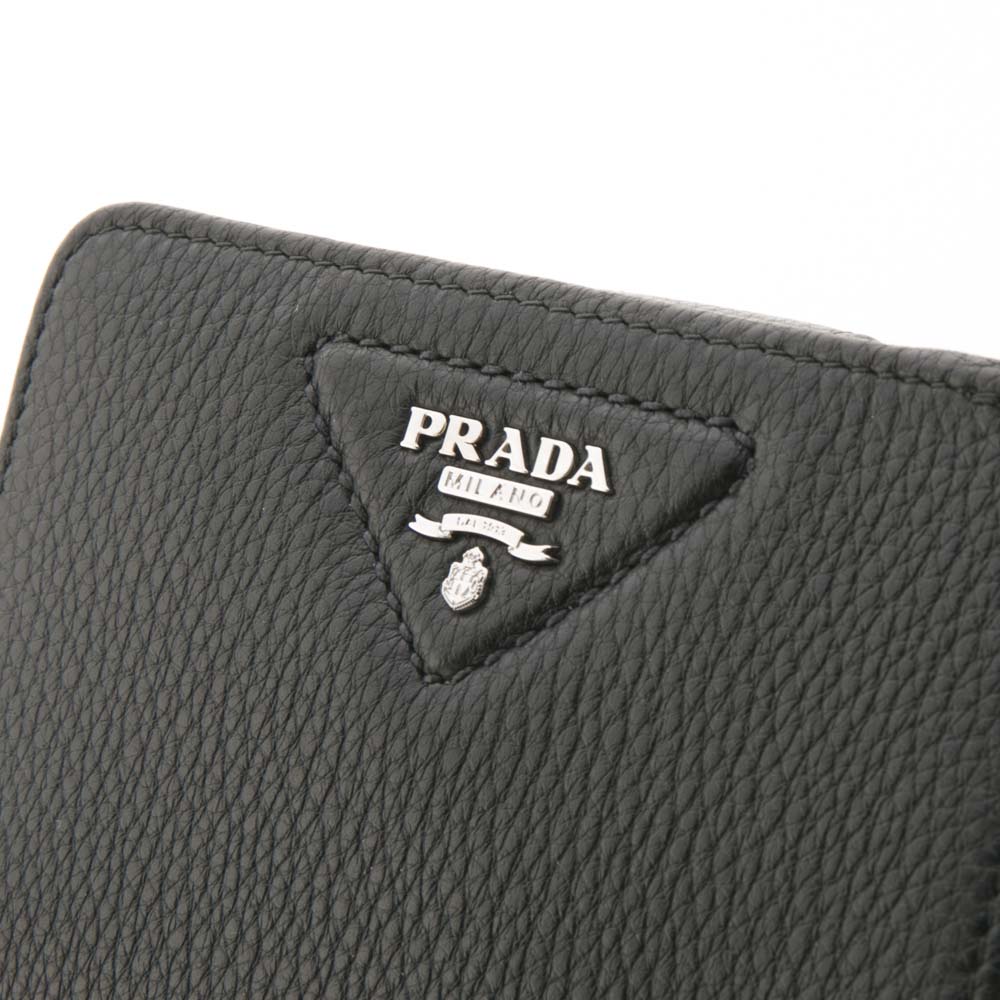 プラダ PRADA 折財布 VITELLO DAINO 小銭入付/NERO 1ML018-2BBE【FITHOUSE ONLINE SHOP】