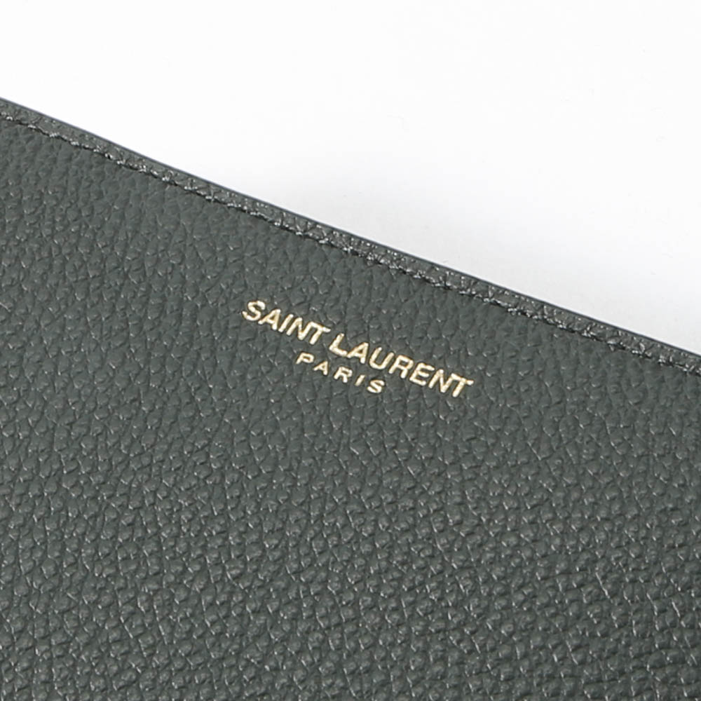 サンローラン SAINT LAURENT 折財布 グレインレザー ラウンド 668319B680J【FITHOUSE ONLINE SHOP】