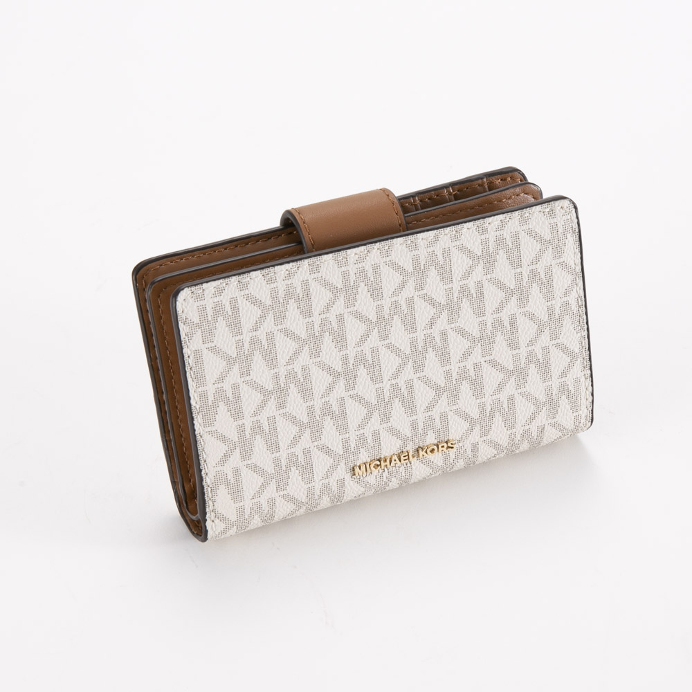 マイケルコース MICHAEL KORS 折財布 MK CHARM キャンバス シグネチャー 32F1GGRE8B【FITHOUSE ONLINE SHOP】