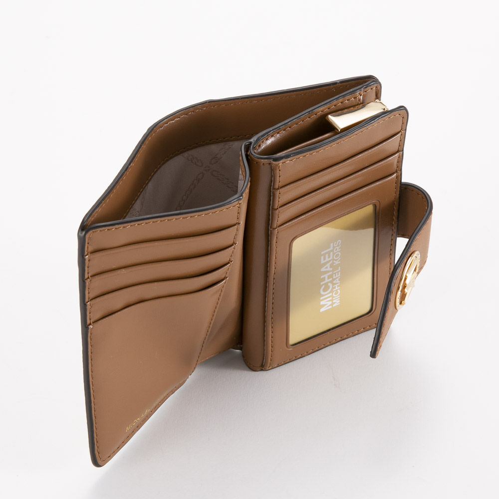 マイケルコース MICHAEL KORS 折財布 MK CHARM キャンバス シグネチャー 32F1GGRE8B【FITHOUSE ONLINE SHOP】