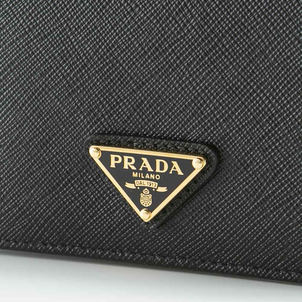 プラダ PRADA 折財布 SAF.TRIANGORO 小銭入付/NERO 1MV021-QHH【FITHOUSE ONLINE SHOP】