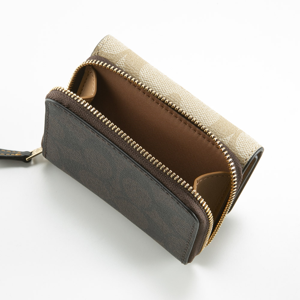 コーチ COACH シグネチャーバイカラー三つ折り財布 F78081【FITHOUSE ONLINE SHOP】