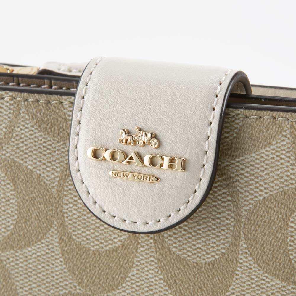 コーチ COACH 折財布 PVCシグネチャー MD 小銭入付 C0082【FITHOUSE ONLINE SHOP】