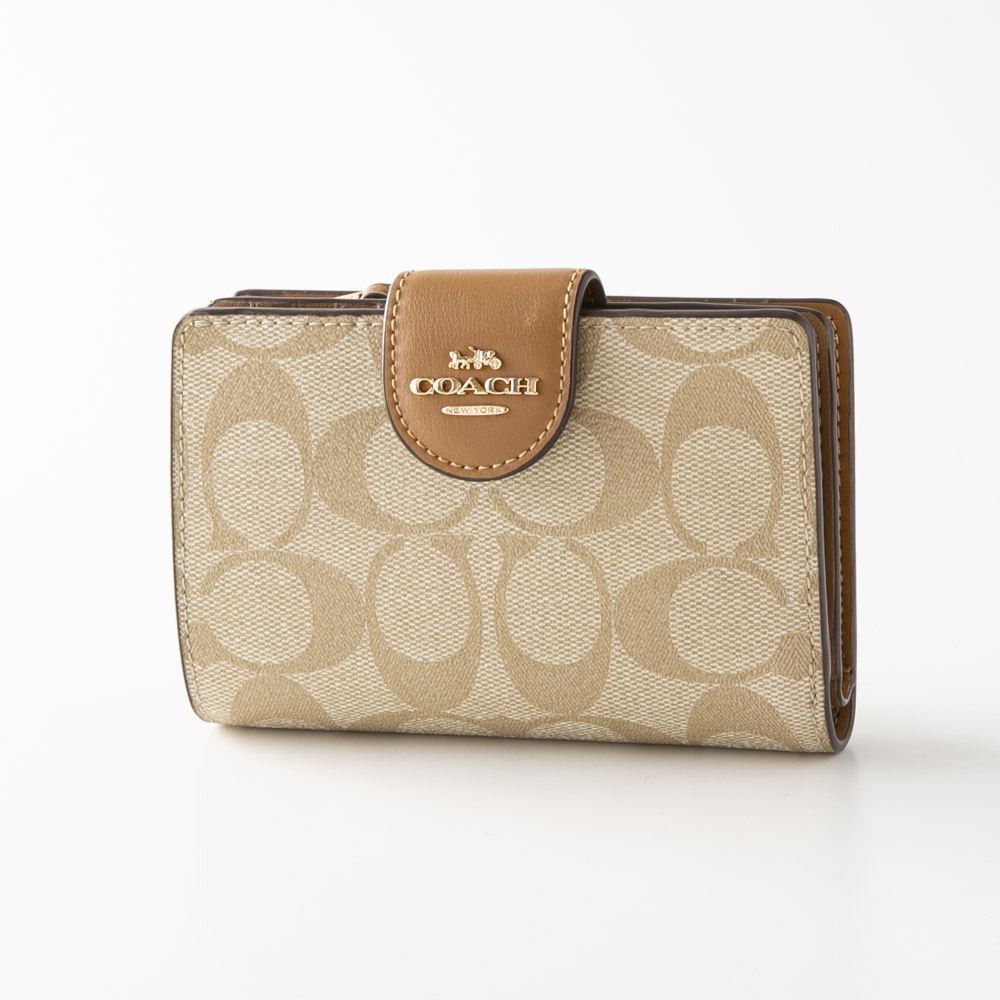 コーチ COACH 折財布 PVCシグネチャー MD 小銭入付 C0082【FITHOUSE ONLINE SHOP】