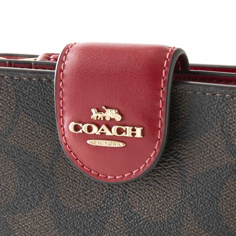 コーチ COACH 折財布 PVCシグネチャー MD 小銭入付 C0082【FITHOUSE ONLINE SHOP】