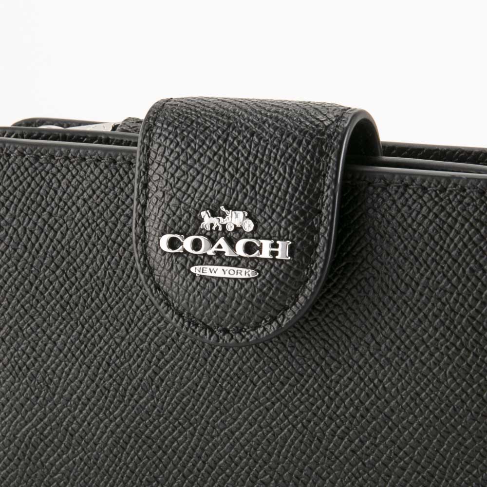 コーチ COACH 折財布 ラグジュアリ グレイン L字 小銭入付 6390【FITHOUSE ONLINE SHOP】