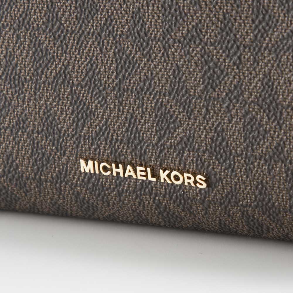 マイケルコース MICHAEL KORS 折財布 MK CHARM キャンバス シグネチャー 32F0G0KE8B【FITHOUSE ONLINE SHOP】