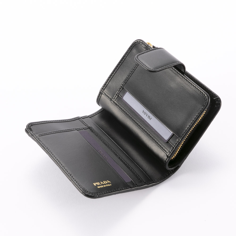 プラダ PRADA SOFT CALF TRIANGOL 折り財布 1ML018 2C3W【FITHOUSE ONLINE SHOP】