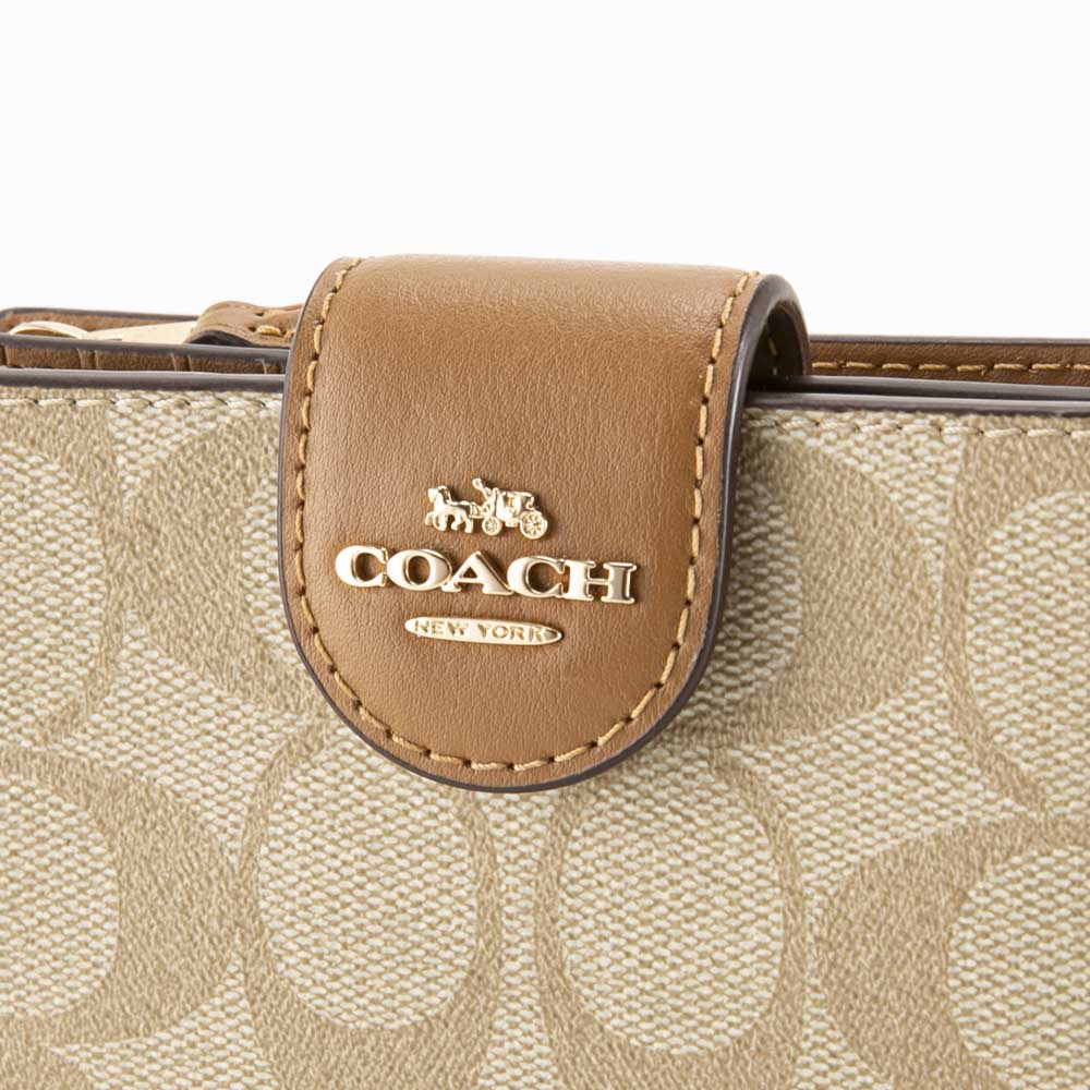 コーチ COACH 折財布 PVCシグネチャー MD L字小銭入付 C0082【FITHOUSE ONLINE SHOP】