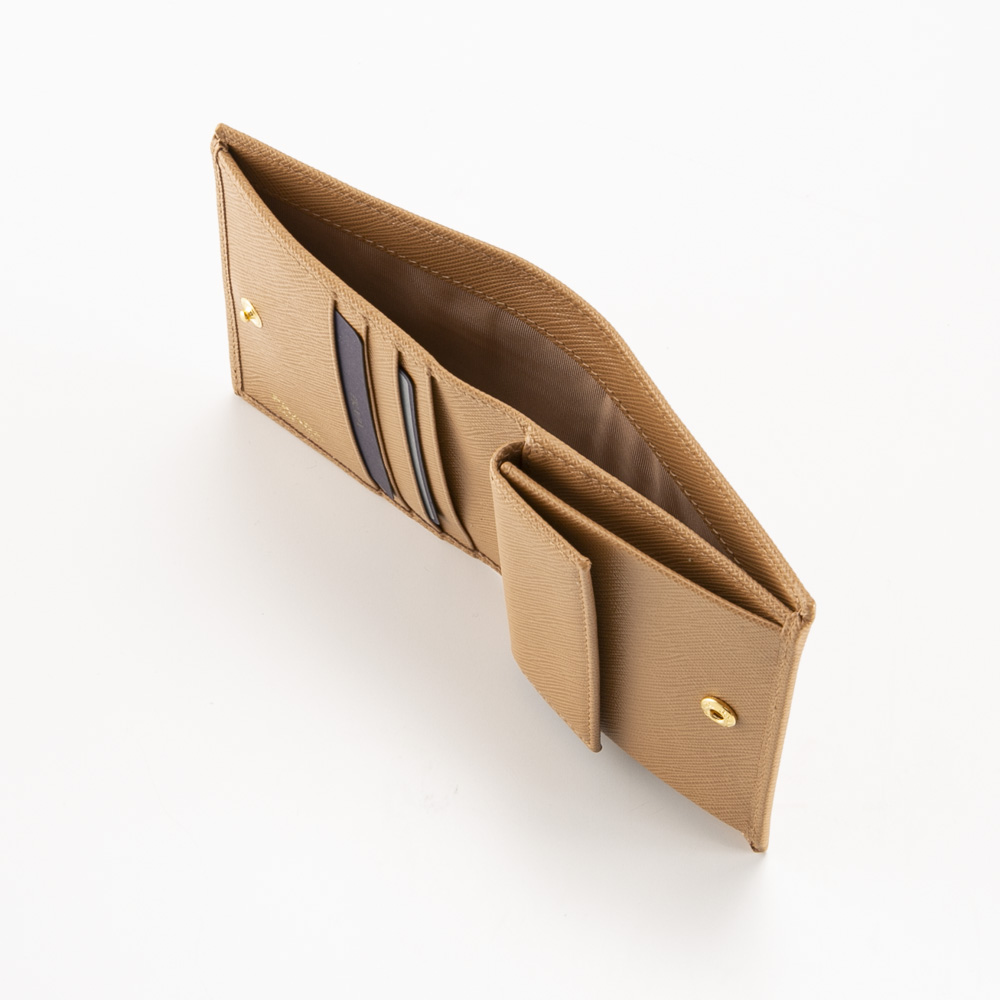 プラダ PRADA SAFFIANO TRIANGOLO 折り財布 1MV204 QHH【FITHOUSE ONLINE SHOP】