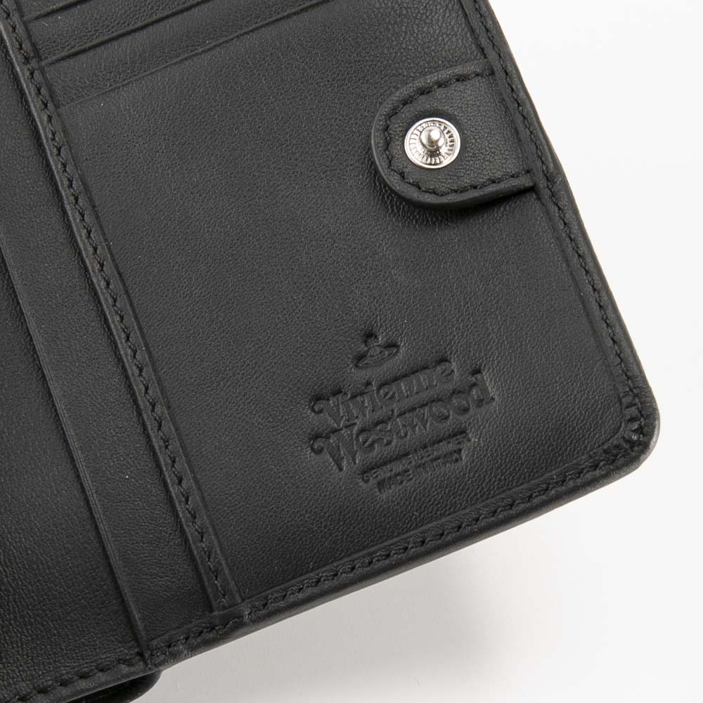 ヴィヴィアンウエストウッド Vivienne Westwood 折財布 SMOOTH LEATHER INJECTED ORB がま口小銭入付 5115002ZW-L001S【FITHOUSE ONLINE SHOP】