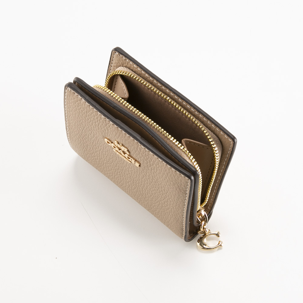 コーチ COACH 折財布 ペブルレザー スナップ 小銭入付 C2862【FITHOUSE ONLINE SHOP】