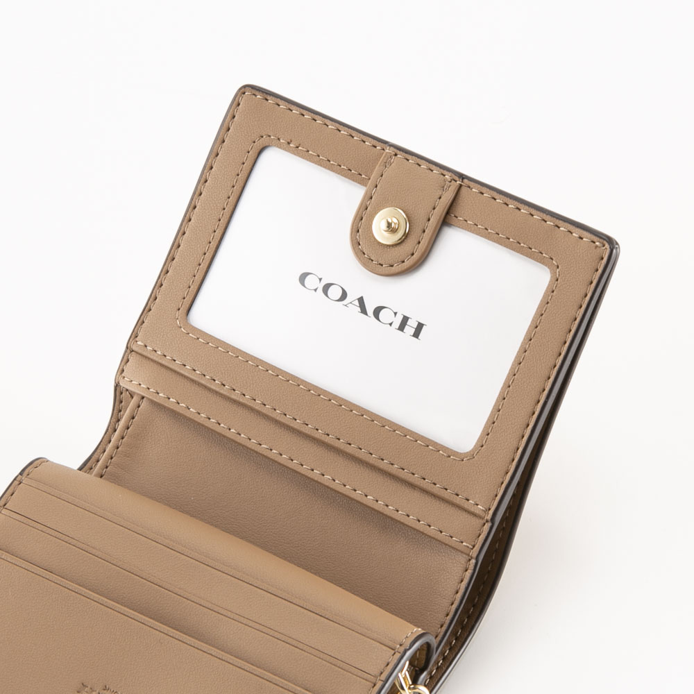 コーチ COACH 折財布 ペブルレザー スナップ 小銭入付 C2862【FITHOUSE ONLINE SHOP】