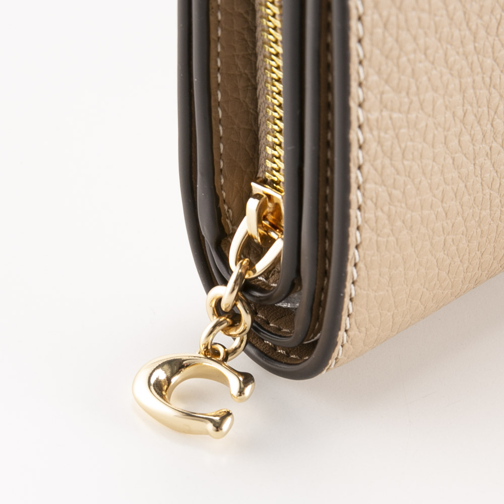コーチ COACH 折財布 ペブルレザー スナップ 小銭入付 C2862【FITHOUSE ONLINE SHOP】