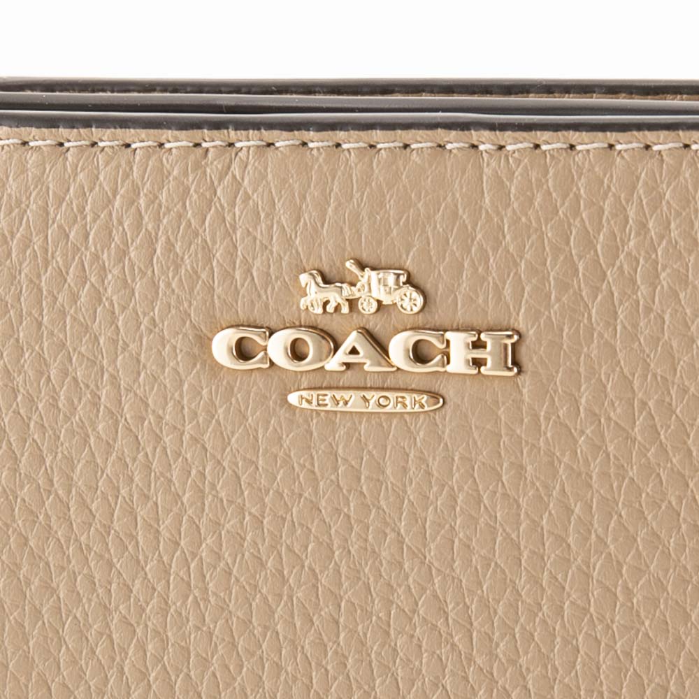 コーチ COACH 折財布 ペブルレザー スナップ 小銭入付 C2862【FITHOUSE ONLINE SHOP】